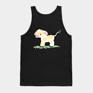 Yellow Moo Tank Top